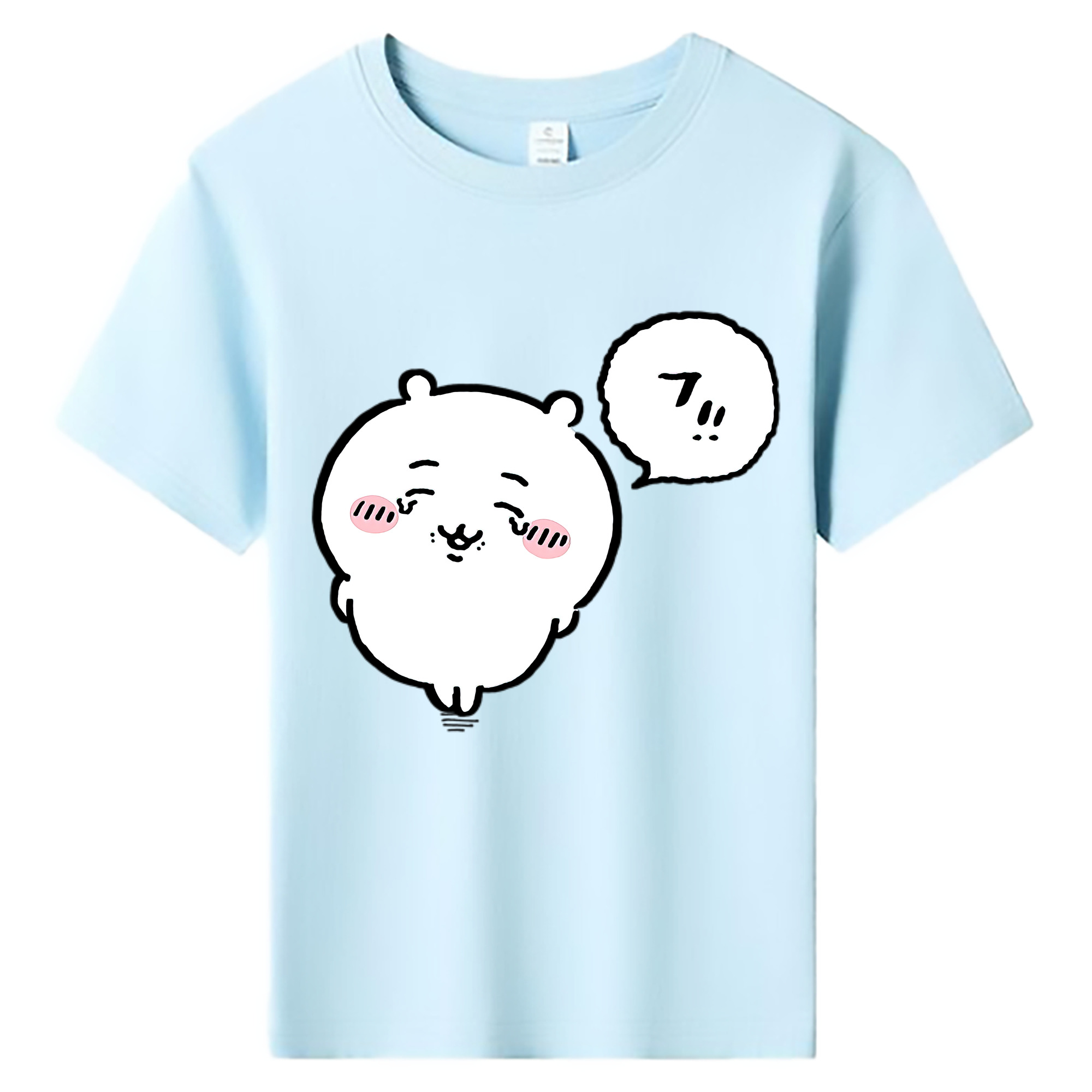 （画像用） ちいかわ ちいかわ Chii-kawa chiikawa 綿100％キッズTシャツ（フロントプリント）